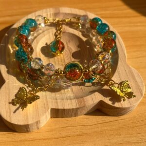Pulsera de vidrio esmaltado "Dunhuang"